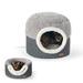 K&H Pet Products Thermo-Pet Nest Heated Cat Bed Gray Small 18 X 15 Inches