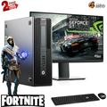 Gaming HP Z240 Workstation SFF Computer Core i5 6th 3.4GHz 8GB Ram 2TB HDD 120GB M.2 SSD NVIDIA GT 1030 New 20 LCD Keyboard and Mouse Wi-Fi Win10 Home Desktop PC (Refurbished)