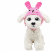 Cute Cartoon Rabbit Hat Pet Easter Headgear Adjustable Cat Bunny Cape with Ears Soft Dog Head Accessories