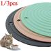 1/3 Pieces Silicone Pet Food Mat Pet Feeding Mat for Dog and Cat Food Bowl Place-mat Preventing Food and Water Overflow Suitable for Medium and Small Pet 9.5 x 9.5 Inches