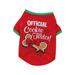 YUEHAO Christmas Sweaters for Dogs Pet Supplies Pet Dog Cat Clothes Fashion Christmas Decorations Cute Soft Cross Dress Exotic Cartoon Animal Shape Decoration Pet Clothes Brown