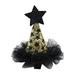 Small Cosplay Hat Halloween Pet Costume Accessories Pet Halloween Cosplay Dog Puppy Hair Accessories Adjustable Cute Pet Hat Five Pointed Star