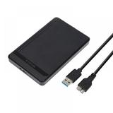 2.5 Inch External Hard Drive Enclosure HDD Enclosure Computer Hard Drive Enclosure Tool Free Mobile Hard Drive SSD External Storage USB3.0 to SATA III SATA to USB3.0