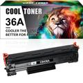 Cool Toner Compatible Toner Cartridge Replacement for HP 36A CB436A M1522n MFP M1522nf MFP P1505 P1505n M1120 MFP M1120n MFP M1522 MFP 1522F MFP M1550 Printer (Black 1-Pack)High Yield(3000 Pages)