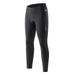 Santic Women s Cycling Compression Tight Pants Bicycle Windproof with 4D Padded Bicycle Fleece Lined Leggingsï¼ˆX-Largeï¼ŒBlackï¼‰