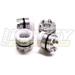 Integy RC Toy Model Hop-ups T3205SILVER Evolution3 Pivot Ball Cap (4) for 1/10 Revo 3.3 E-Revo Summit & Slayer(both)