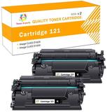Toner H-Party Compatible for Canon 121 Black Toner Cartridge Replacement for Canon CRG-121 Toner Cartridge 121 for Use with Canon Image CLASS D1620 1650 Printer Ink (Black 2-Pack)