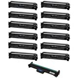 PrinterDash Compatible Replacement for Canon imageCLASS LBP-162/MF-264/MF-267/MF-269 Drum/High Yield Toner Value Combo Pack (1-Drum Unit/12-Toners) (2169C001AA_12PK/2170C001AAVB)