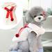 60% Off Clear! SUWHWEA Christmas Dog Dress Pet Bowknot Princess Dog Dress Christmas Style Dog Skirt Pet Supplies on Clearance Fall Savings in Season