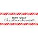 May Your Christmas be Sweet Poster Print - Kimberly Allen (24 x 8)