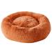 Home Soft Things Shaggy Pet Bed-Burnt Orange - 23 x 23 x 6