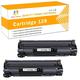 Toner H-Party 2-Pack Compatible Canon 128 Toner Cartridge for Canon Cartridge 128 imageCLASS D550 D530 FAXFHONE L100 L190 MF4550 MF4770N MF4570DN Printer (Black)