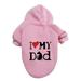Dog Pet Pullover Winter Warm Hoodies Cute Puppy Sweatshirt Small Cat Dog Outfit Pet Apparel Clothes A5-Pink 7X-Large