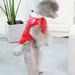 Small Dogs Cats Cotton Coat Puppy Outfit Dog Warm Vest With Zipper Design