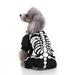 URMAGIC Pet Dog Cat Fun Skeleton Halloween Costumes Clothes Kitten Puppy Party Dressing Up Apparel Jumpsuit