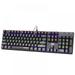 Mechanical Gaming Keyboard RGB LED Rainbow Backlit Wired Keyboardfor Windows Gaming PC