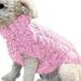 Hhdxre Winter Warm Knitted Pet Sweater for Dog Cat Pet Autumn Warm Winter Knitted Clothes
