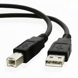 25ft USB Cable for Canon ImageCLASS MF4770n Laser Multifunction Printer - Black