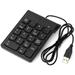 Festnight Wired USB Numeric Keypad 18 Keys Mini Digital Keyboard Replacement for iMac/ Pro/MacBook/MacBook Air/Pro Lapto