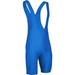 Men s Solid Blue Cycling Bib Short