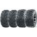 Set of 4 New Sport ATV Tires 21X7-10 21X7X10 Front 22X9-10 22X10X9 Rear 4PR MUD