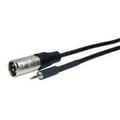 Standard Series XLR Plug toSTereo 3.5mm Mini Plug Audio Cable 25ft