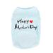 XWQ Pet Vest High Elasticity Tear-Resistant Decorating Dog Clothes Cute Vest Shirt Costume Outfits for Home Wear