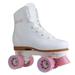 Chicago Skates Girls Classic Quad Roller Skates White Junior Rink Skates Size J12