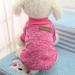 Pet Dog Sweater Chihuahua Clothes Classic Sweater Fleece Sweater Clothes Warm Sweater Winterï¼ˆRose Red-XSï¼‰