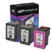 Remanufactured Speedy Inks Ink Cartridge Replacement for HP 62 (2 Black 1 Color 3-Pack)