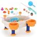 Beach Toys Sand and Water Activity Table Set 28pcs Sand Water Table Beach Sand Toys Baby Water Activity Play Table for Boys&Girls