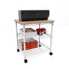 Safco Products Deskside Wire Machine Stand Black