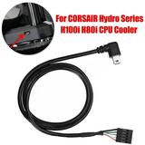 JANDEL USB 58cm Interface CPU Cooler Cable Digital Cable For CORSAIR Hydro Series H80i H100i H110i H115i