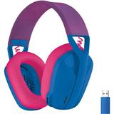 Logitech G435 Lightspeed Wireless Gaming Headset Blue and Raspberry