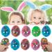 10 Pcs Easter Egg Stress Balls Easter Basket Fillers Anti-stress Balls Fidget Squishy Toys Boys Girls Easter Basket Gifts Party Favors(Random Colour)