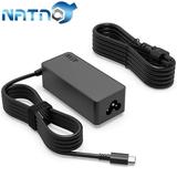 45W USB Type C Laptop Charger Fit for Lenovo ThinkPad T480 T580 T480s 4X20M26268 65 Watt 20V 3.25A Yoga Type-C AC Adapter ADLX65YDC2A