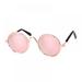 Balems Cat /Small Dog Sunglasses Classic Retro Circular Metal Prince Sunglasses Eye-wear Photos Props Accessories