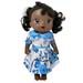 Doll Clothes Superstore Blue Flower Dress Fits Some Baby Alive And Little Baby Dolls