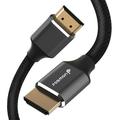 Fosmon HDMI 2.1 Cable 8K@60Hz 1ft Premium Certified 48Gbps Ultra High Speed 4K@120Hz Dynamic HDR HDCP 2.3 3D eARC 4:4:4 Cotton Braided Compatible with UHD TV Monitor PS4/PS5 Xbox One/X/S