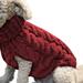 Dog sweater vest warm coat pet soft knitting wool winter sweater knitted crochet coat clothes for small medium large dogs