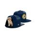 Navy Indiana Pacers Small Pet Nap Cap Dog Bed