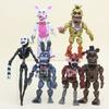 6pcs/set Freddy Five Night At Freddy s Action Figure Pvc Kids Toy