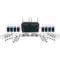 VocoPro MIB-QUAD-8B SYSTEM 8-Channel Wireless Headset/Lapel Mic-in-Bag Package 900-927.2mHz