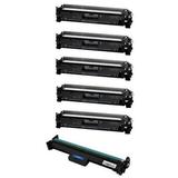 PrinterDash Compatible Replacement for Canon imageCLASS LBP-162/MF-264/MF-267/MF-269 Drum/High Yield Toner Value Combo Pack (1-Drum Unit/5-Toners) (CRG-051H_5PK/CRG-051DR_1PKVB)