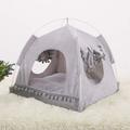 Pet Tent Cave Bed for Cat Small Dog Cat Tent Cave Bed Dog Houses Portable Folding Cat Tent Kitten Bed Cat Indoor Outdoor Pet Bed Tent Cozy Cave Puppy House Kitten Bed Hut for Pets