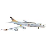 PlayWorld Bump and Go Electric Air Bus A380 Kids Action Airplane - Jumbo Model Plane with Attractive Lights and Sounds - Changes Direction On Contact - Red