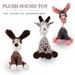 Dog Squeaky Toy Pet Cute Animals Shaped Interactive Toys Dog Bite-Resistant Cleaning Teeth Toys Small Animal-Shaped Squeaky Doll Dogs Bite-Resistant Molar Training Doll