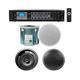 2) JBL 8 +2) 6.5 Commercial White Ceiling Speakers+Amplifier For Restaurant/Bar
