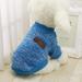 Pet Dog Classic Knitwear Sweater Fleece Coat Soft Thickening Warm Pup Dogs Shirt Winter Pet Dog Cat Clothes Puppy Customes Clothing for Small Dogs(Read The Size Chart First)