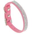 Inevnen Pet Fashion Rhinestone Collar Wear Resistant Adjustable Shiny Casual Comfortable Necklet